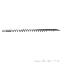 Bimetallic screw for injection moulding machine